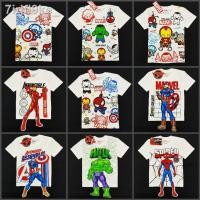 ราคา ◄❈ﺴเสื้อเด็ก มาร์เวล Marvel กัปตันอเมริกา ไอร่อนแมน ฮัคล์ สไปเดอร์แมน (ลิขสิทธิ์แท้) (12104286837)