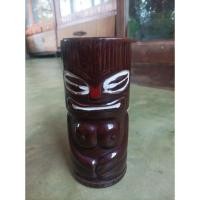 ราคา แก้ว มัค เซรามิคTiki Tikiขนาด17x7.4cm สินค้า มือสองจากตู้ญี่ปุ่น (22885598103)