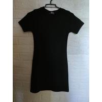 ราคา เดรส​สีดำ​Topshop ผ้าร่อง​ ยืด​หยุ่นตามบอดี้ (8003215726)