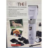 ราคา Kemei ปัตตาเลี่ยนตัดไร้สายขนสุนัขและสัตว์เลี้ยง KM-107 ใบมีดเซรามิกไททาเนี่ยม ปรับได้ 0.8-2 mm พร้อมทีรองตัด 4 ขนาด (725550088)