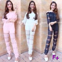 ราคา ราคา 320 บาท Vip : 290.- Set 2 ชิ้น ลูกไม้ทั้งชุด ลายเดียวกับนางแบบเป๊ะ เสื้อเปิดไหล่มีซับใน จั้มแข (28307026)