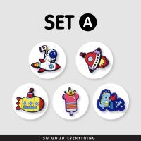 ราคา ตัวติดรองเท้า crocs แบบเซต (19870495897)