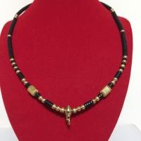 ราคา สร้อยห้อยพระ กะลาคั่นด้วยเม็ดทองเลเซอร์ (7153653523)