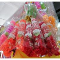 ราคา *****พวงมาลัยบานสวย จำนวน 10 พวง มาลัยขนาดเล็ก งานละเอียด งานสวย***** (6457109079)