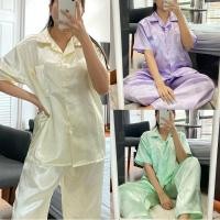 ราคา ชุดนอนผ้าแพรปั๊มลายกุหลาบ (Freesize) ชุดนอนผู้หญิง (3481420390)