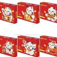 ราคา ตัวต่อ HC MAGIC 5016-5021ชุดแมวกวักนำโชค 1 ชุด มี 6 กล่อง (1863651280)