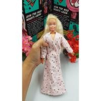 ราคา บาร์บี้มือสอง Mattel1976 วินเทจบาร์บี้ ตัวผ้าหน้ายาง (6019245767)