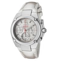 ราคา Seiko นาฬิกาข้อมือผู้หญิง Sportura Ladies Chronograph รุ่น SRW897P1 - สีขาว (286161705)