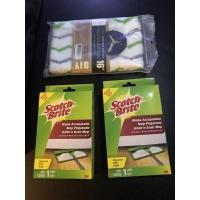 ราคา (ผ้า) สก๊อตช์-ไบรต์® หัวม็อบดันฝุ่นไมโครไฟเบอร์ Flat Mop Refill (17723580013)