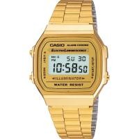 ราคา Casio นาฬิกาข้อมือผู้หญิง สายสแตนเลส รุ่น A168WG-9W - Gold (63197292)