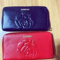 ราคา Morgan walletใบยาว ดำ/แดงแท้ 100% 1800บาท/per each (3438265344)