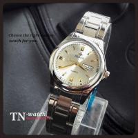 ราคา DEBOR รุ่น 610L นาฬิกาผู้หญิงระบบควอทต์บอกวันที่ พร้อมกล่อง หน้าปัดเงิน (922201015)
