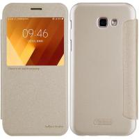 ราคา เคสฝาพับ Samsung Galaxy A7 2017 Case Nillkin Sparkle Leather Case (Gold) (601334447)