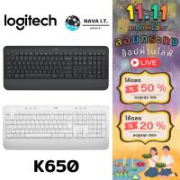 ราคา ⚡️กรุงเทพฯด่วน1ชั่วโมง⚡️ LOGITECH K650 คีย์บอร์ดSIGNATURE WIRELESS COMFORT KEYBOARD TH/EN รับประกันศูนย์ 1 ปี (19366430494)