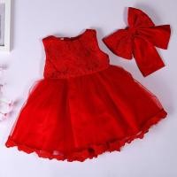 ราคา ชุดราตรีเด็ก Gd30923 พร้อมส่งจากไทย ชุดเดรสออกงานเด็กสีแดง ชุดราตรีเด็กเล็ก-เด็กโต ทรงสั้น (7706934455)