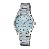 ราคา Casio Standard นาฬิกาข้อมือผู้หญิง สายสเตนเลส รุ่น LTP-V005D,LTP-V005D-2B,LTP-V005D-2BUDF - สีเงิน (1328555348)