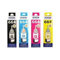 ราคา ชุดหมึกเติมของแท้ เอปสัน EPSON T664 L-Series T6641 T6642 T6643 T6644 มีกล่อง (ชุด4สี4ขวด) (6449589525)