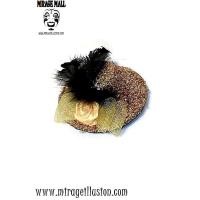 ราคา กิ๊ฟผมแฟนซี หมวกแบบเกล็ด ดอกไม้ขนนก สีเหลือง (517222959)