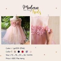 ราคา Lyn003(Pink) ชุดเด็ก ชุดออกงานเด็ก เสื้อผ้าเด็ก เดรสเด็ก ชุดราตรีเด็ก สีชมพู พร้อมส่ง (6355853460)