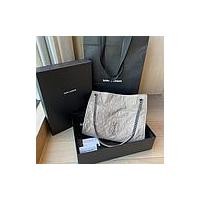 ราคา [CO221107109] Ysl / Niki Shopping Tote RHW (20967516294)