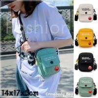 ราคา พร้อมส่งจากไทย กระเป๋าสะพายข้าง ลายการ์ตูนเอลโม่ elmo ผ้าเเคนวาส ใบเล็ก เเฟชั่นจากเกาหลี ปรับสาย ถอดสายได้ 14x17cm (23450585403)