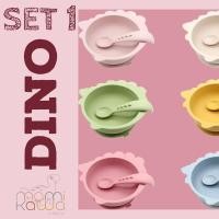 ราคา Dino set 1(Bowl + Spoon) เหมาะสำหรับเด็กวัย 6 เดือนขึ้นไปและทุกคนในครอบครัว‍‍ (23952005249)