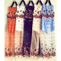 ราคา (ส่งฟรี) Bo Rich Ta จั๊มสูท ขายาว งานปัก ป้ายโบริสต้า ขนาด L จั้มยาว โบริคต้า จั้มสูท แขนกุด jumpsuit (1701407507)