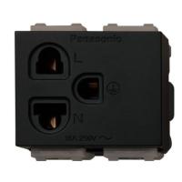 ราคา เต้ารับเดี่ยว เสียบขากลมแบน มีกราวด์ WEGN1191 รุ่น INITIO PANASONIC (4761486950)