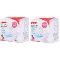 ราคา Pigeon แผ่นซับน้ำนมผิวหน้ารังผึ้ง (Breast Pads Honeycomb ขนาด 60 ชิ้น x 2 แพ็ค) รวม 120 ชิ้น (794220341)
