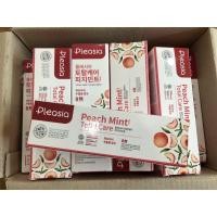 ราคา ยาสีฟันเกาหลี Pleasia Peach Mint Total Care (7749722582)