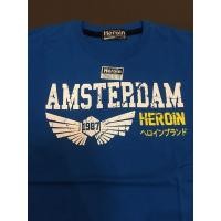 ราคา เสื้อยืดผู้ชาย ยี่ห้อ heroin ลาย Amsterdam (1564587301)