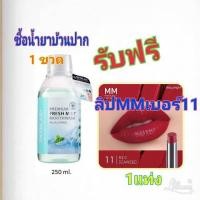 ราคา โปรโมชั่นSkynlabพรีเมี่ยมเฟรชมิ้นท์เม้าท์วอช 250mlซื้อ1แถม1 สกินแล็บน้ำยาบ้วนปาก1ขวดรับฟรีลิปMMเบอร์11 จำนวน1แท่ง (3523808203)