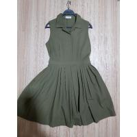 ราคา เดรสสีเขียวขี้ม้า แบรนด์ญี่ปุ่น ทรงสวย (Used) Size M (3248323932)