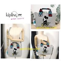 ราคา ส่งฟรี ems. ของแท้ พร้อมส่งค่ะ 14.5 นิ้ว ◾️Kipling KALA Mini Disney's Mickey Mouse Handbag (19710177613)