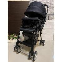 ราคา รถเข็นเด็กมือสอง ยี่ห้อ Aprica รุ่น AirRia สีดำเทา พร้อมซัพพอร์ต (2691566670)