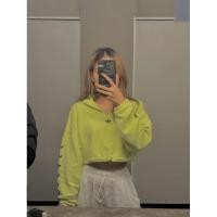 ราคา ฮู้ดครอปadidasสีเขียวมะนาว (23285772779)