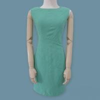 ราคา ชุดเดรสสีเขียวมิ้นท์ ใส่ทำงานได้ ออกงานได้ เรียบหรู ผู้ดี ใหม่มาก (23444317286)