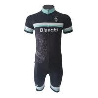 ราคา ชุดจักรยานแขนสั้น Bianchi 2017 Black-sky (405565968)