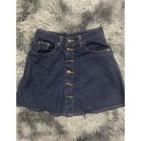 ราคา กระโปรงยีนส์ สียีนส์เข้ม (21888814525)