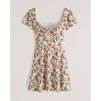 ราคา เดรส Abercrombie and Fitch knot front mini dress มินิเดรส ของแท้ (14903087515)