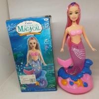 ราคา ตุ๊กตานางเงือก ของเล่นตุ๊กตา ของเล่นบาบี้ ของเล่นนางเงือก มีไฟมีเสียง (9605643657)