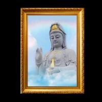 ราคา รูป พระแม่กวนอิม เจ้าแม่กวนอิม พระโพธิสัตว์ อวโลกิเตศวร ปาง พระทานพร กรอบ รูปขนาด A6 พร้อมกรอบรูป (23423697240)