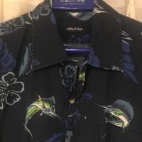 ราคา เสื้อฮาวาย Nautica สำหรับผู้ชาย ผ้าฝ้ายคุณภาพกริ้บๆ (6730253258)