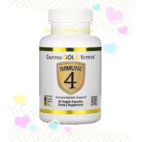 ราคา พร้อมส่ง !!! California Gold Nutrition, Immune 4, Immune System Support, 60 Veggie Capsules (3864767899)