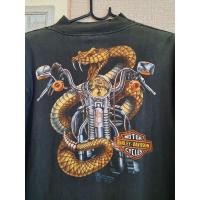 ราคา 3D Harley Davidson แท้ คอปีนแขนยาว ปี 1989 (8651281444)