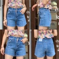 ราคา N5293# กางเกงยีนส์ขาสั้นเอวสูง My Style (12192918231)