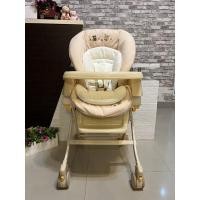 ราคา ไฮแชร์ไฟฟ้า แบรนด์ combi รุ่น melody auto swing สีครีมปักลายหมี พร้อมซัพพอร์ต (21813718856)