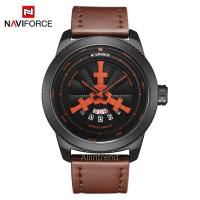 ราคา นาฬิกา Naviforce รุ่น NF9156M สีส้ม/น้ำตาล ของแท้ รับประกันศูนย์ 1 ปี #NF NF9156 (2424161582)