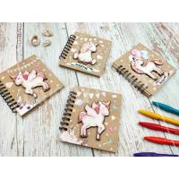 ราคา Triple3 สมุด Patch-wood มินิ Animal ลายยูนิคอร์น (6959221854)