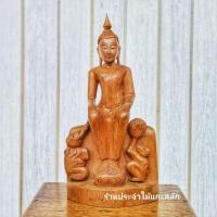 ราคา พระปางป่าเลไลย์ พระประจำวันพุธกลางคืน พระวันพุธ สูง 13.5นิ้ว กว้าง 7นิ้ว แกะสลักจากไม้สักทอง (22579396557)